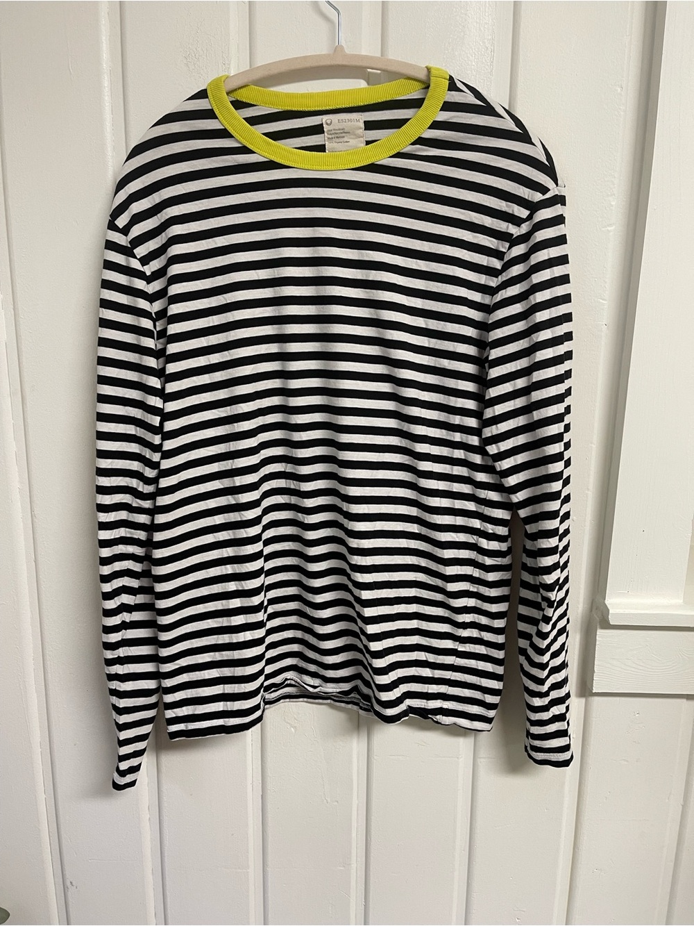 For Days Organic Cotton Striped Long Sleeve Top
